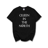 Game of Thrones King Queen in the North T Shirts Valentine