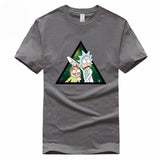 Rick and Morty T-shirt Short sleeve O-Neck Cartoon Unisex