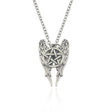 Supernaturaln Angel Wings Five-Pointed Star Necklaces