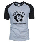 Supernatural Winchester Bros t-shirt 100% cotton slim fit