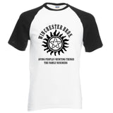 Supernatural Winchester Bros t-shirt 100% cotton slim fit