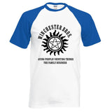 Supernatural Winchester Bros t-shirt 100% cotton slim fit