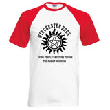 Supernatural Winchester Bros t-shirt 100% cotton slim fit