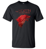 Game Of Thrones House Stark The North Remembers T Shirt Men