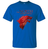 Game Of Thrones House Stark The North Remembers T Shirt Men