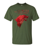 Game Of Thrones House Stark The North Remembers T Shirt Men