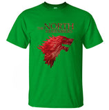 Game Of Thrones House Stark The North Remembers T Shirt Men