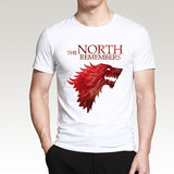 Game Of Thrones House Stark The North Remembers T Shirt Men