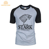 Raglan Tee House Stark letters Winter Is Coming t shirt