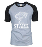 Raglan Tee House Stark letters Winter Is Coming t shirt