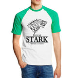 Raglan Tee House Stark letters Winter Is Coming t shirt