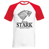 Raglan Tee House Stark letters Winter Is Coming t shirt