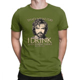 Game Of Thrones T-Shirt I Drink And I Know Things Tees Tyrion Lannister T Shirt
