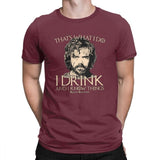 Game Of Thrones T-Shirt I Drink And I Know Things Tees Tyrion Lannister T Shirt