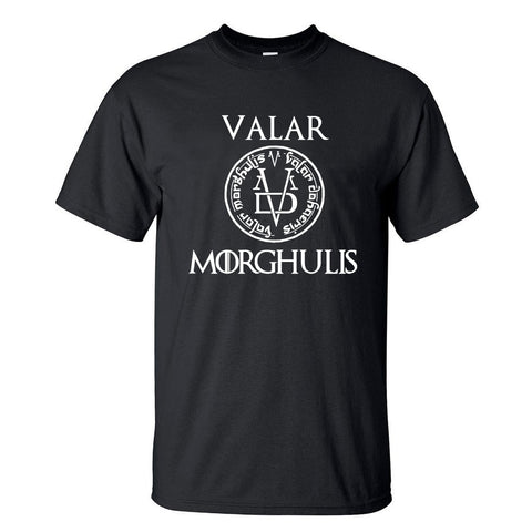 Summer Tshirt Men Valar Morghulis All men must die...