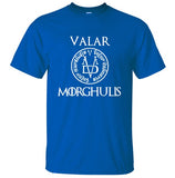 Summer Tshirt Men Valar Morghulis All men must die...