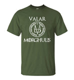 Summer Tshirt Men Valar Morghulis All men must die...