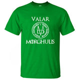 Summer Tshirt Men Valar Morghulis All men must die...