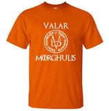 Summer Tshirt Men Valar Morghulis All men must die...