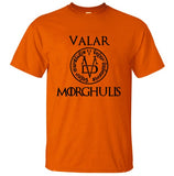 Summer Tshirt Men Valar Morghulis All men must die...