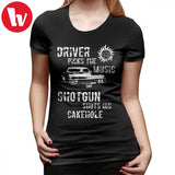 Supernatural T-Shirt Driver Picks The Music T Shirt Short Sleeve