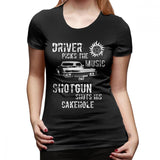 Supernatural T-Shirt Driver Picks The Music T Shirt Short Sleeve