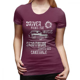 Supernatural T-Shirt Driver Picks The Music T Shirt Short Sleeve
