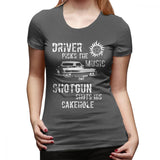Supernatural T-Shirt Driver Picks The Music T Shirt Short Sleeve