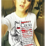Game of Thrones Arya Stark NOT TODAY Mother of Dragons T Shirt Women T-