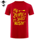 Rusty People Skills - Supernatural men T-Shirt 0-Neck