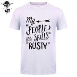 Rusty People Skills - Supernatural men T-Shirt 0-Neck