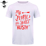 Rusty People Skills - Supernatural men T-Shirt 0-Neck