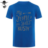 Rusty People Skills - Supernatural men T-Shirt 0-Neck