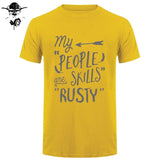 Rusty People Skills - Supernatural men T-Shirt 0-Neck
