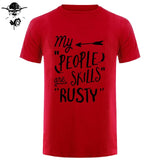 Rusty People Skills - Supernatural men T-Shirt 0-Neck