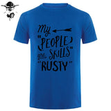 Rusty People Skills - Supernatural men T-Shirt 0-Neck
