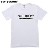T Shirts Game Of Thrones Letter Print "NOT TODAY" Arya Stark
