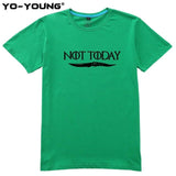 T Shirts Game Of Thrones Letter Print "NOT TODAY" Arya Stark