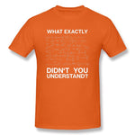 Chemistry Men T-shirt What Didn't You Understand Breaking Bad