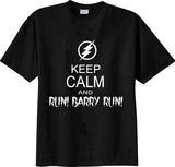 THE FLASH Keep Calm And Run Barry Allen Run TSHIRT