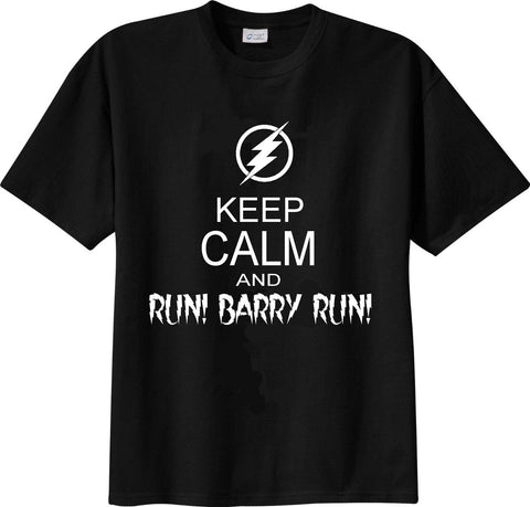 THE FLASH Keep Calm And Run Barry Allen Run TSHIRT