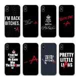 Pretty Little Liars Cellphones Cover Coque For iPhone 6plus 6s 6 5 5s SE 7 8 X XS max XR 8plus 7plus