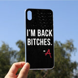 Pretty Little Liars Cellphones Cover Coque For iPhone 6plus 6s 6 5 5s SE 7 8 X XS max XR 8plus 7plus